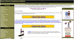 Desktop Screenshot of homefitnessequipmentonline.com